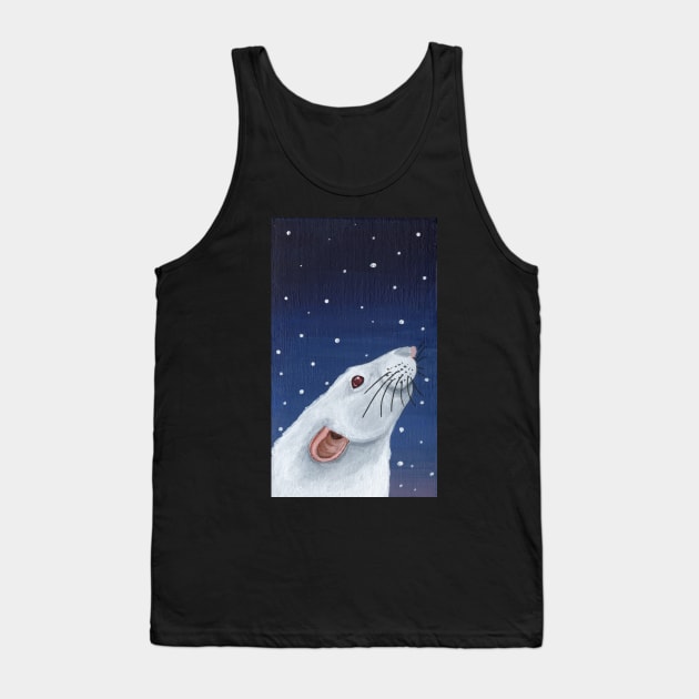 Albino Rat Stargazing Tank Top by WolfySilver